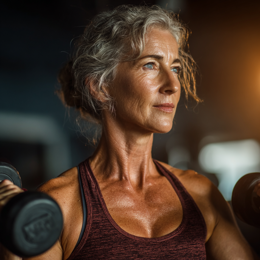 Grup de seniori la yoga